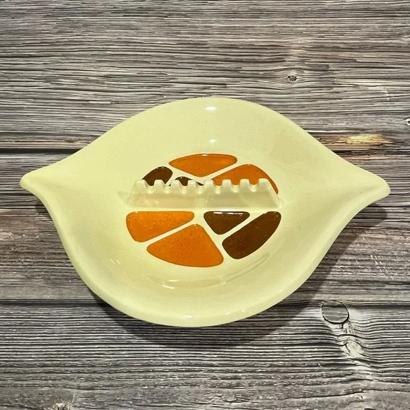 🧡California Pottery Atomic Mid-Century Modern Ceramic Ashtray A-41 – 1960s - Picture 8 of 8